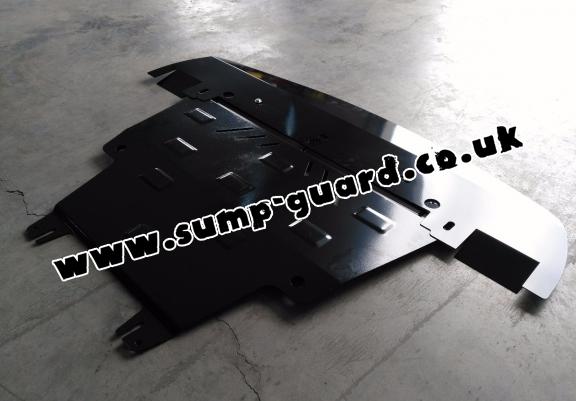 Steel sump guard for Vauxhall Vivaro