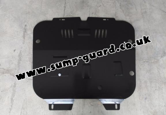 Steel sump guard for Vauxhall Tigra