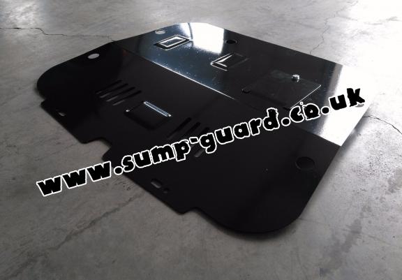 Steel sump guard for Vauxhall Corsa C