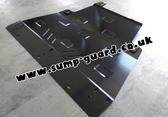 Steel sump guard for Vauxhall Vivaro