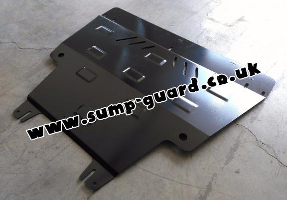 Steel sump guard for Vauxhall Vivaro