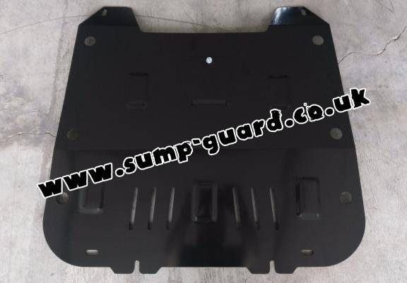 Steel sump guard for Vauxhall Vectra C