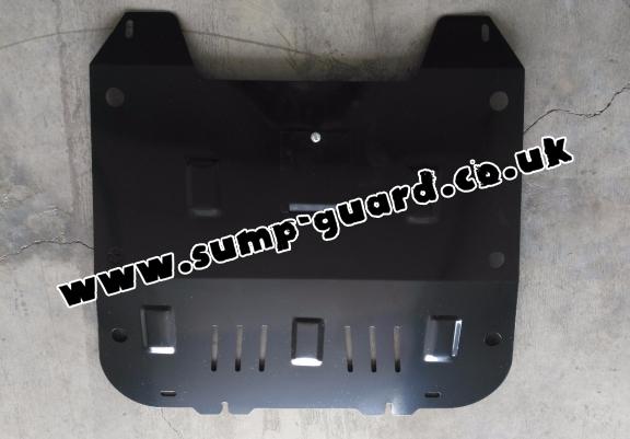 Steel sump guard for Vauxhall Vectra C