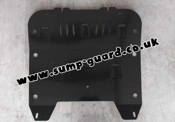 Steel sump guard for the protection of the engine and the gearbox for Saab 9-3