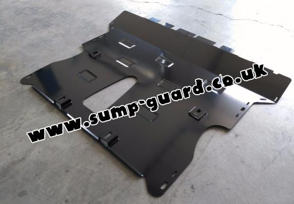 Steel sump guard for Vauxhall Astra K