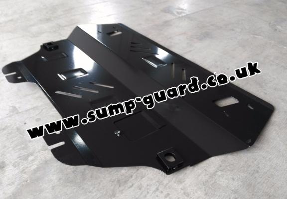 Steel sump guard for Peugeot 308