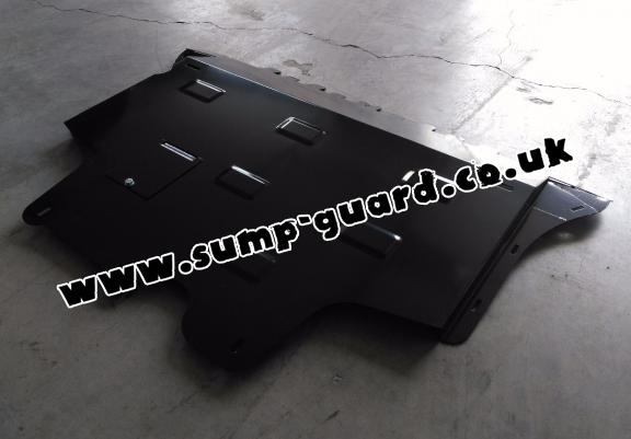 Steel sump guard for Audi Q3