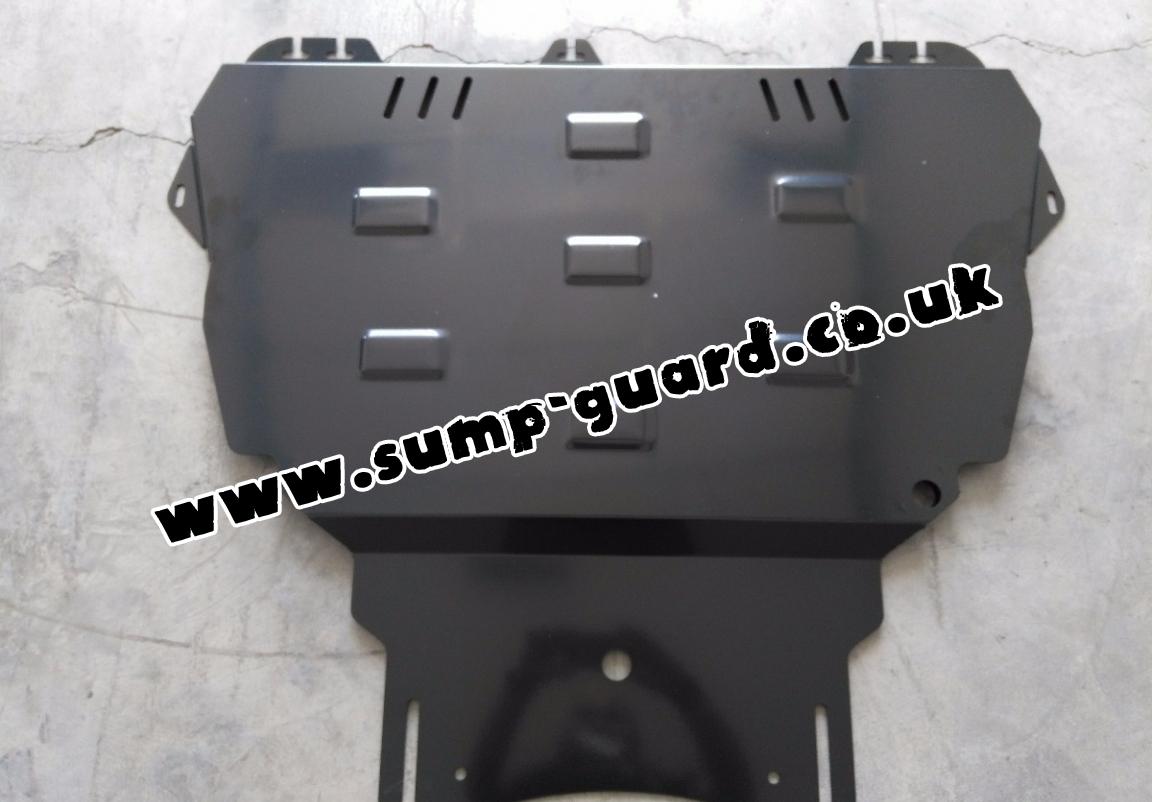 Steel sump guard for VW Passat