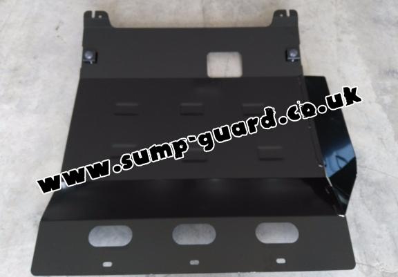 Steel sump guard for Peugeot Boxer