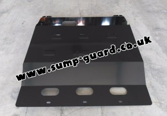 Steel sump guard for Peugeot Boxer