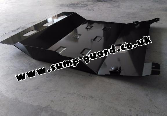 Steel sump guard for Fiat Ducato