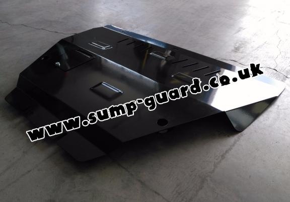 Steel sump guard for the protection of the engine and the gearbox for Citroen Xsara Picasso