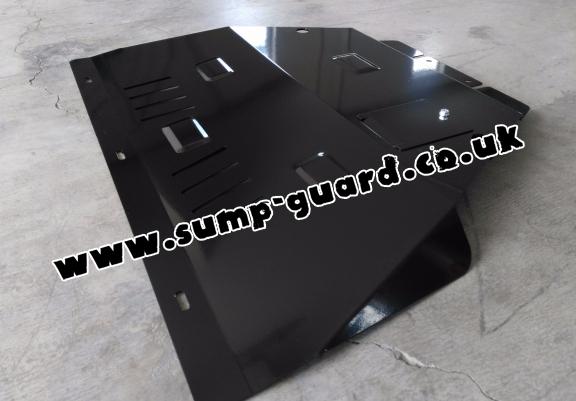 Steel sump guard for Peugeot Partner