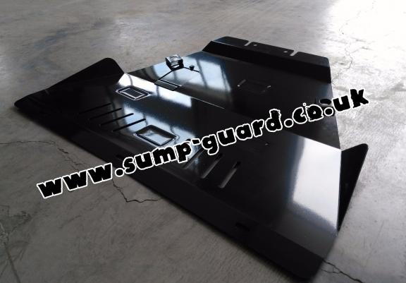 Steel sump guard for Peugeot 306