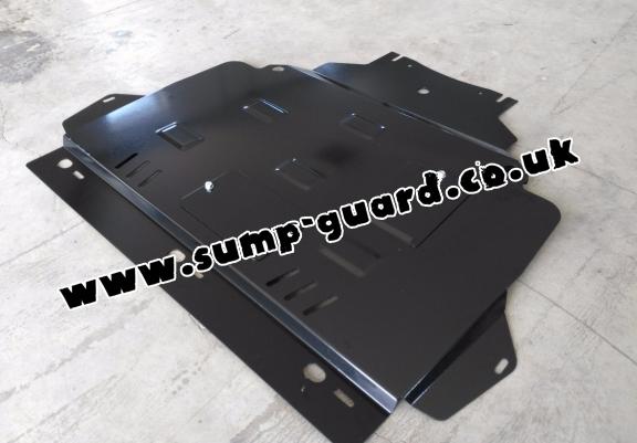 Steel sump guard for Volvo V50