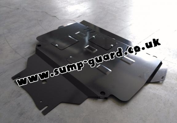 Steel sump guard for Volvo V50