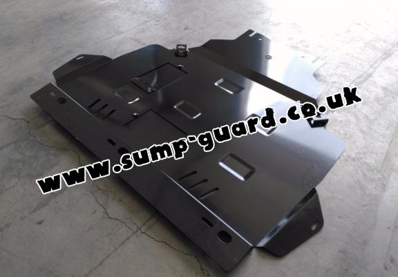 Steel sump guard for Volvo S40