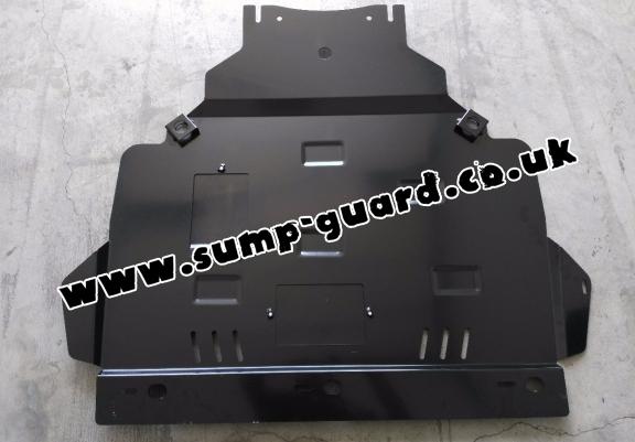 Steel sump guard for Volvo S40