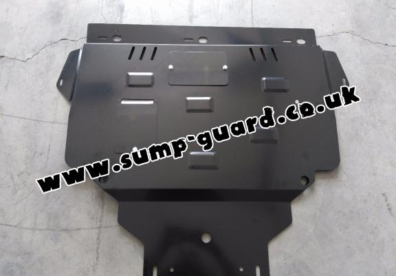 Steel sump guard for Volvo S40