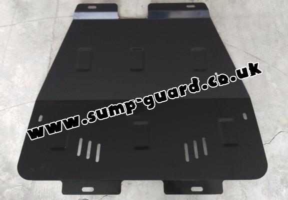 Steel sump guard for Vauxhall Zafira