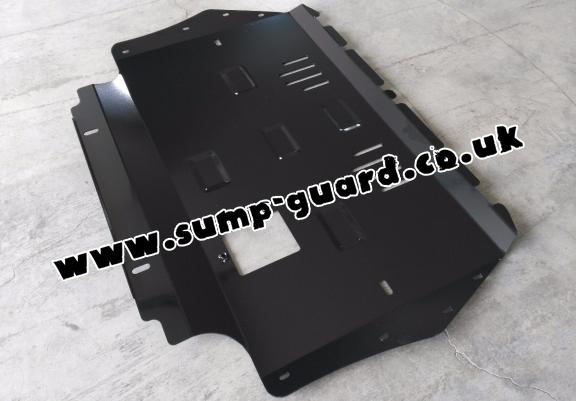 Steel sump guard for Audi A3