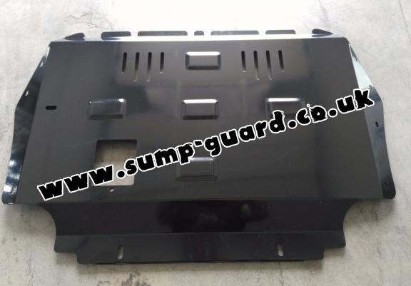 Steel sump guard for VW Jetta