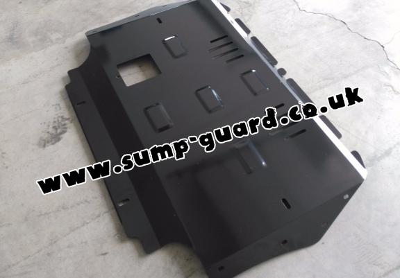 Steel sump guard for VW Caddy