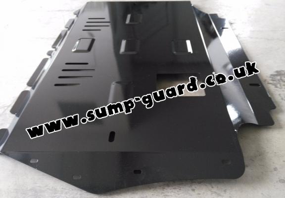 Steel sump guard for VW Eos