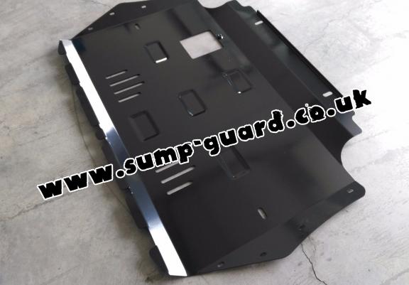 Steel sump guard for VW Jetta