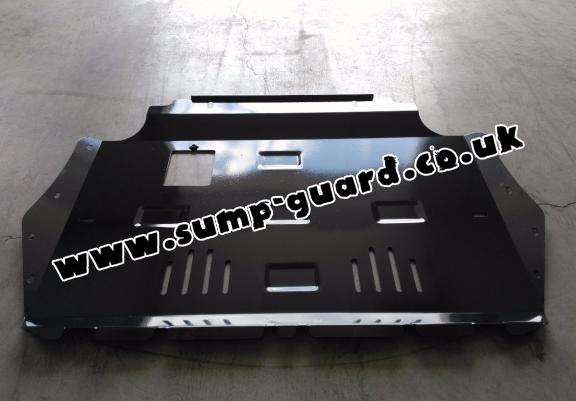 Steel sump guard for VW Jetta