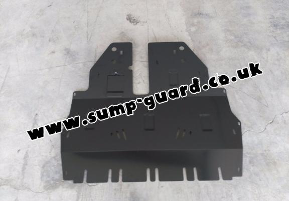 Steel sump guard for VW Polo