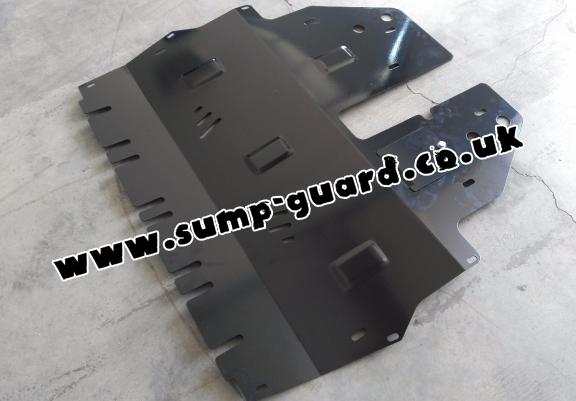 Steel sump guard for Skoda Roomster