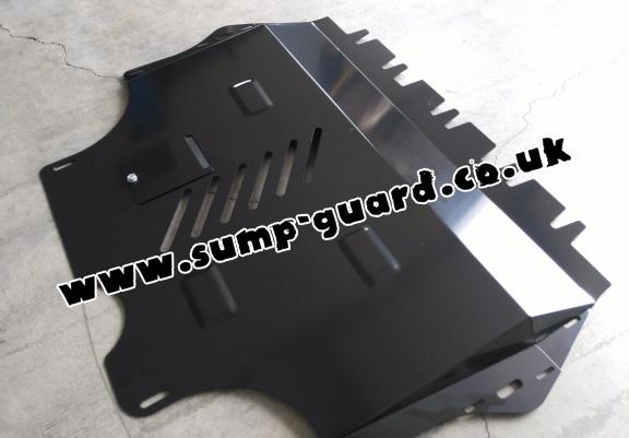 Steel sump guard for Skoda Superb 2