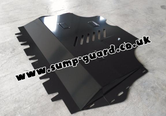 Steel sump guard for Skoda Superb 2