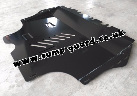 Steel sump guard for Skoda Superb