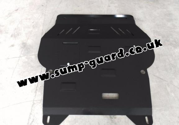 Steel sump guard for golf mk4