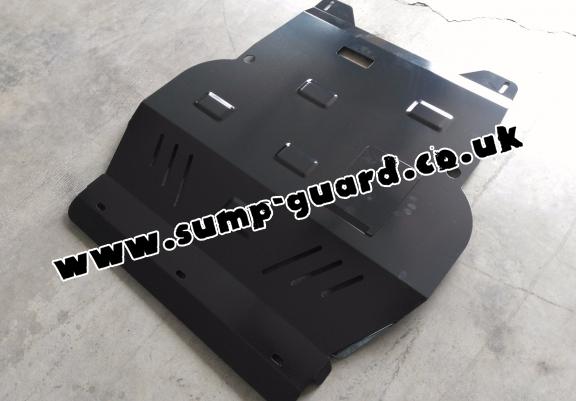 Steel sump guard for golf mk4