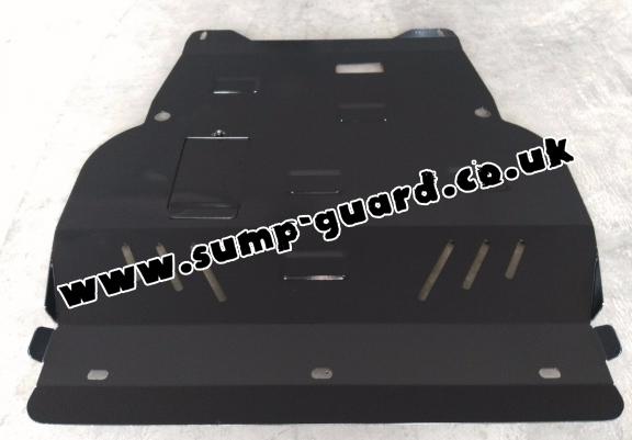 Steel sump guard for VW Bora