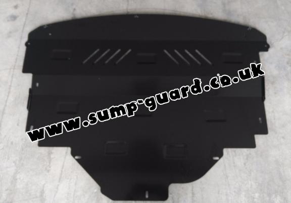 Steel sump guard for Vauxhall Movano