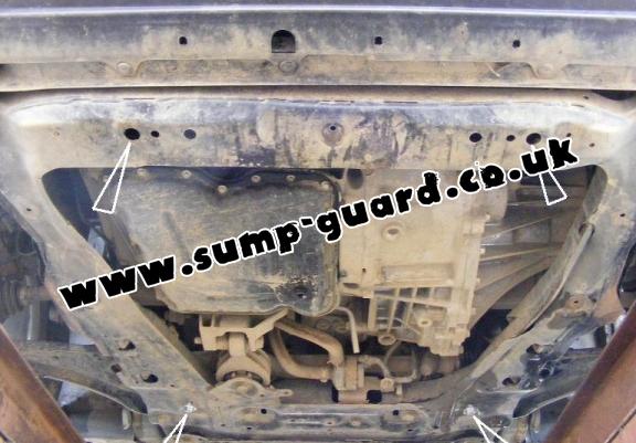Steel sump guard for Nissan X-Trail T31