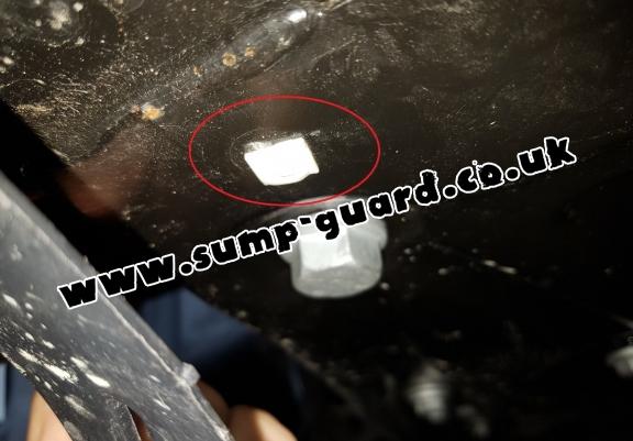 Steel sump guard for Peugeot Expert Panel Van