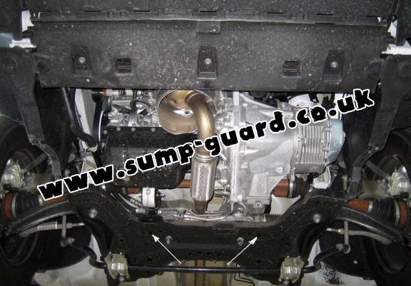 Steel sump guard for Peugeot Partner