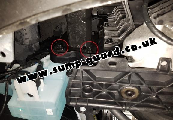 Steel sump guard for Kia Ceed 