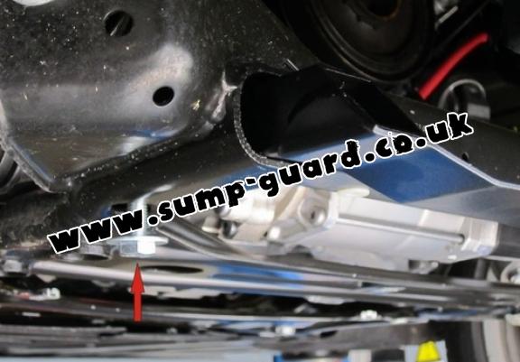 Steel sump guard for BMW X3 - F25