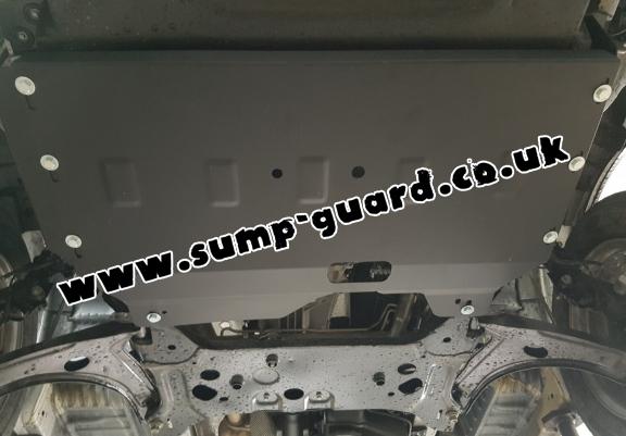 Steel sump guard for the protection of the engine and the gearbox for Ford Transit Custom