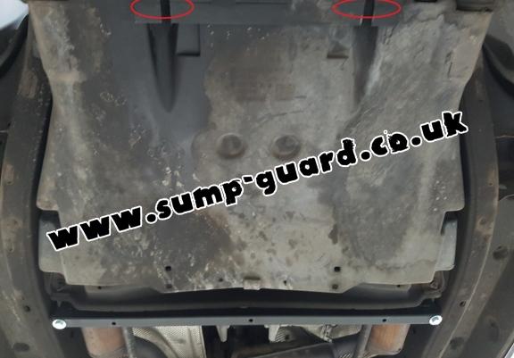 Steel gearbox guard for Mercedes ML W163