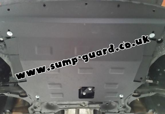 Steel sump guard for Nissan Micra