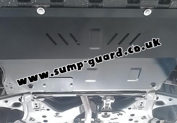 Steel sump guard for Vauxhall Corsa E