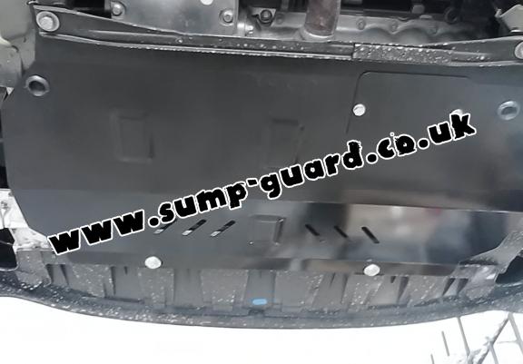 Steel sump guard for Vauxhall Corsa E