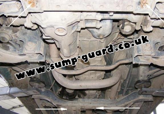 Steel gearbox and differential guard for Toyota Hilux